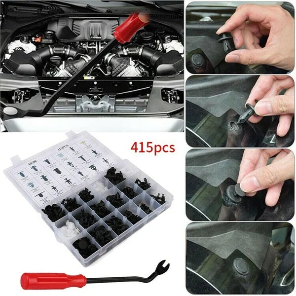 Car set plastic rivet buckle（415PCS）