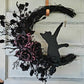 Witchy Celestial Door/Art Halloween Lunar Decor Kitty Lovers Gift